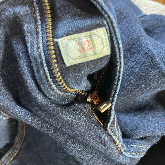 Ralph Lauren Jeans Womens 32 Blue Dark Wash Denim Classic Boot Mid Rise Stretch - Picture 10 of 13